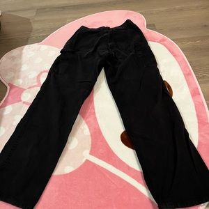 Brandy Melville black cargo pants one size